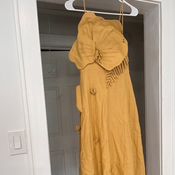 FARM Rio Sand Garden Lenzing™ Ecovero™ Euroflax™ Midi Dress - Picture 6 of 8